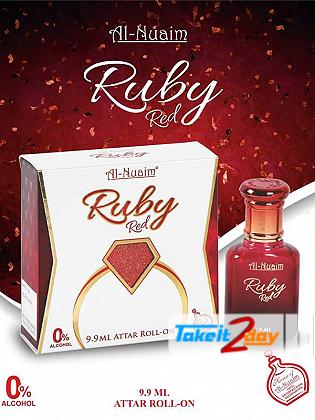 Al Nuaim Red Ruby Perfume Roll On For Man And Women 10 ML CPO Pack OF Six